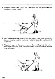 Honda HS521 Snow Blower Owners Manual page 19