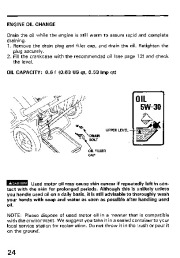 Honda HS521 Snow Blower Owners Manual page 25