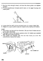 Honda HS521 Snow Blower Owners Manual page 29