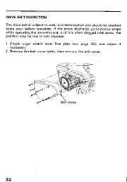 Honda HS521 Snow Blower Owners Manual page 33