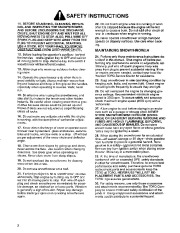 Toro 38052 521 Snowthrower Owners Manual, 1994 page 2