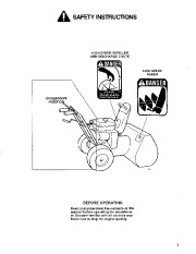 Toro 38052 521 Snowthrower Owners Manual, 1994 page 3