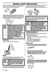 2001-2010 Husqvarna 385XP 385XPG 390XP 390XPG Chainsaw Owners Manual, 2001,2002,2003,2004,2005,2006,2007,2008,2009,2010 page 10