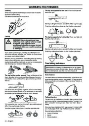 2001-2010 Husqvarna 385XP 385XPG 390XP 390XPG Chainsaw Owners Manual, 2001,2002,2003,2004,2005,2006,2007,2008,2009,2010 page 24