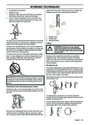 2001-2010 Husqvarna 385XP 385XPG 390XP 390XPG Chainsaw Owners Manual, 2001,2002,2003,2004,2005,2006,2007,2008,2009,2010 page 25