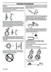 2001-2010 Husqvarna 385XP 385XPG 390XP 390XPG Chainsaw Owners Manual, 2001,2002,2003,2004,2005,2006,2007,2008,2009,2010 page 26