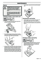 2001-2010 Husqvarna 385XP 385XPG 390XP 390XPG Chainsaw Owners Manual, 2001,2002,2003,2004,2005,2006,2007,2008,2009,2010 page 35