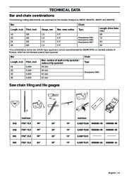 2001-2010 Husqvarna 385XP 385XPG 390XP 390XPG Chainsaw Owners Manual, 2001,2002,2003,2004,2005,2006,2007,2008,2009,2010 page 41