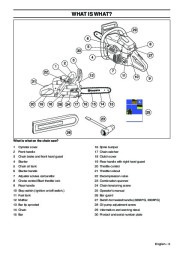 2001-2010 Husqvarna 385XP 385XPG 390XP 390XPG Chainsaw Owners Manual, 2001,2002,2003,2004,2005,2006,2007,2008,2009,2010 page 5