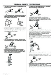 2001-2010 Husqvarna 385XP 385XPG 390XP 390XPG Chainsaw Owners Manual, 2001,2002,2003,2004,2005,2006,2007,2008,2009,2010 page 8