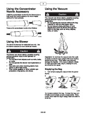 Toro 51598 Ultra 225 Blower/Vacuum Owners Manual, 2001, 2002, 2003, 2004 page 6