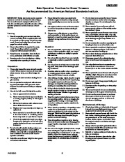 Murray 621450X4NB Snow Blower Owners Manual page 8