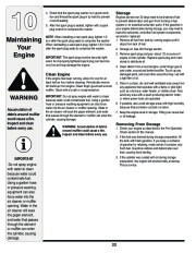 MTD 5DM Series Log Splitter Lawn Mower Owners Manual page 22