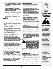 MTD 5DM Series Log Splitter Lawn Mower Owners Manual page 5