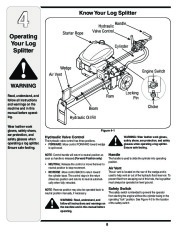 MTD 5DM Series Log Splitter Lawn Mower Owners Manual page 8