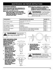 MTD Pro MP425 MP475 4 Cycle Trimmer Owners Manual page 13