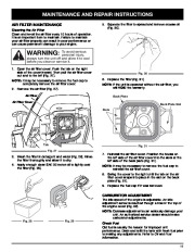 MTD Pro MP425 MP475 4 Cycle Trimmer Owners Manual page 15