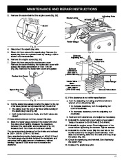 MTD Pro MP425 MP475 4 Cycle Trimmer Owners Manual page 17