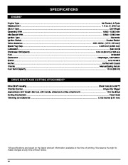 MTD Pro MP425 MP475 4 Cycle Trimmer Owners Manual page 20