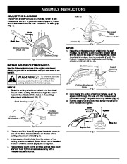 MTD Pro MP425 MP475 4 Cycle Trimmer Owners Manual page 7