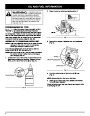 MTD Pro MP425 MP475 4 Cycle Trimmer Owners Manual page 8