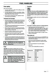 Husqvarna 223L Chainsaw Owners Manual, 2005,2006,2007,2008,2009,2010,2011 page 11