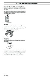 Husqvarna 223L Chainsaw Owners Manual, 2005,2006,2007,2008,2009,2010,2011 page 14