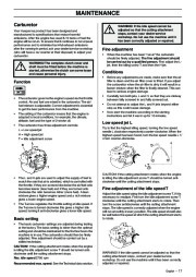 Husqvarna 223L Chainsaw Owners Manual, 2005,2006,2007,2008,2009,2010,2011 page 17