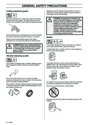 Husqvarna 223L Chainsaw Owners Manual, 2005,2006,2007,2008,2009,2010,2011 page 8