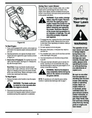 MTD 460 Series 21 Inch Self Propelled Rotary Lawn Mower Owners Manual page 9