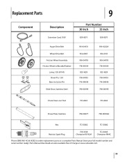 MTD Cub Cadet 930 SWE 933 SWE Snow Blower Owners Manual page 23