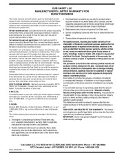 MTD Cub Cadet 930 SWE 933 SWE Snow Blower Owners Manual page 24