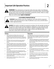 MTD Cub Cadet 930 SWE 933 SWE Snow Blower Owners Manual page 3