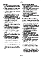 Toro 38603 Toro Snow Commander Snowthrower Owners Manual, 2005 page 2