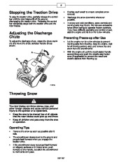 Toro 38603 Toro Snow Commander Snowthrower Owners Manual, 2005 page 8