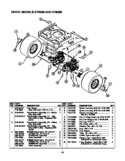 MTD White Outdoor ZT 4200 ZT 5000 42 50 Inch Zero Turn Tractor Lawn Mower Parts List page 20