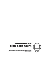 Husqvarna 232R 235R 235FR Chainsaw Owners Manual page 1