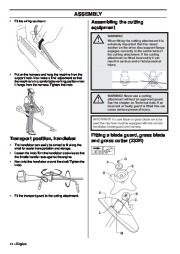 Husqvarna 232R 235R 235FR Chainsaw Owners Manual, 2008,2009,2010 page 14