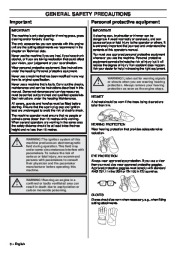 Husqvarna 232R 235R 235FR Chainsaw Owners Manual, 2008,2009,2010 page 6