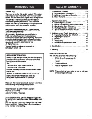MTD Trimmer Plus ST720R Snow Blower Owners Manual page 2