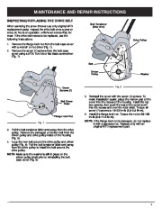 MTD Trimmer Plus ST720R Snow Blower Owners Manual page 9
