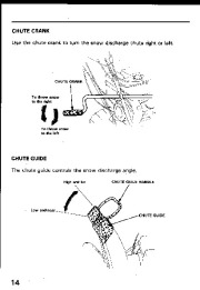 Honda HS55 HS70 Snow Blower Owners Manual page 15