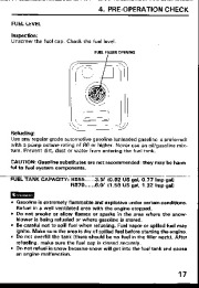 Honda HS55 HS70 Snow Blower Owners Manual page 18