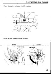 Honda HS55 HS70 Snow Blower Owners Manual page 20