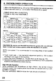 Honda HS55 HS70 Snow Blower Owners Manual page 23