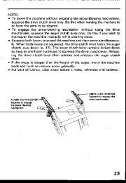 Honda HS55 HS70 Snow Blower Owners Manual page 24