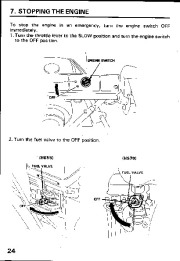 Honda HS55 HS70 Snow Blower Owners Manual page 25