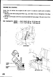 Honda HS55 HS70 Snow Blower Owners Manual page 29