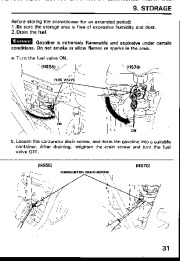 Honda HS55 HS70 Snow Blower Owners Manual page 32