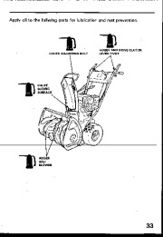 Honda HS55 HS70 Snow Blower Owners Manual page 34